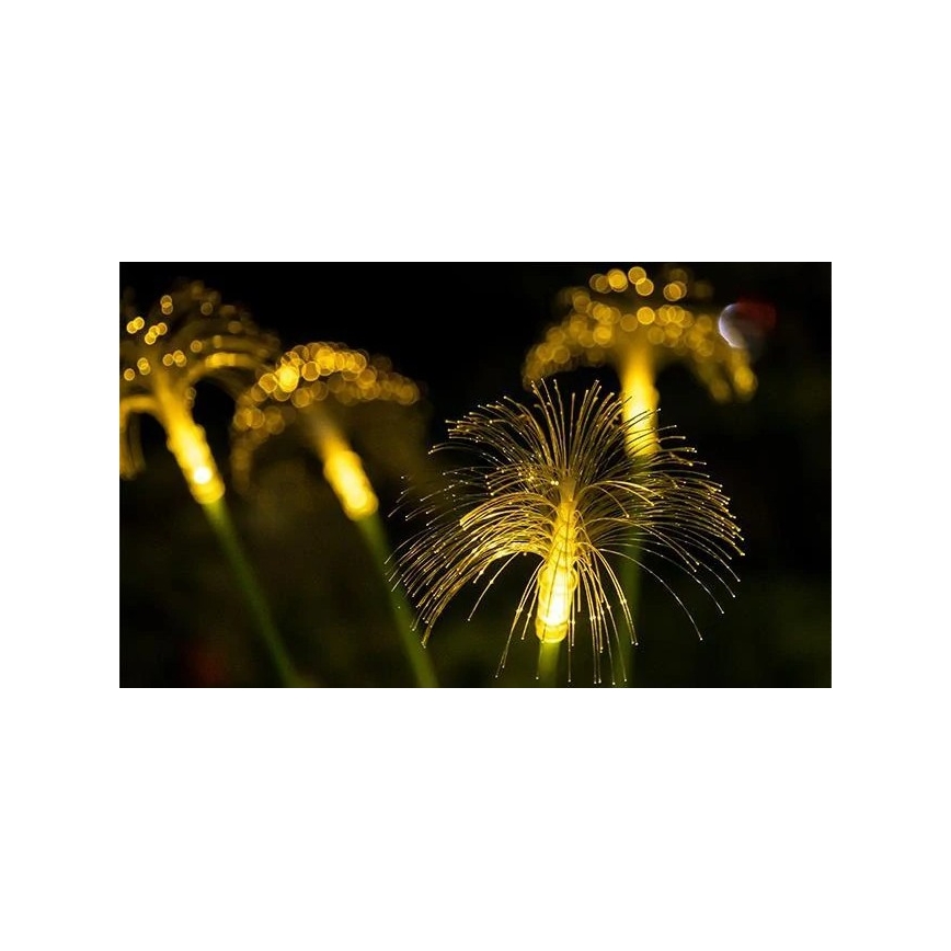 Lampă solară decorativă cu senzor 6xLED/1,2V 3000K 77 cm 600 mAh IP44