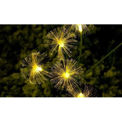 Lampă solară decorativă cu senzor 6xLED/1,2V 3000K 77 cm 600 mAh IP44