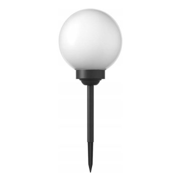 Lampă solară LED, 1,2 V, 6500 K, 200 mAh, diam. 15 cm, IP44, alb/negru