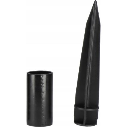 Lampă solară LED, 1,2 V, 6500 K, 200 mAh, diam. 15 cm, IP44, alb/negru