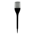 Lampă solară LED, 1,2 V, 800 mAh, IP44, neagră