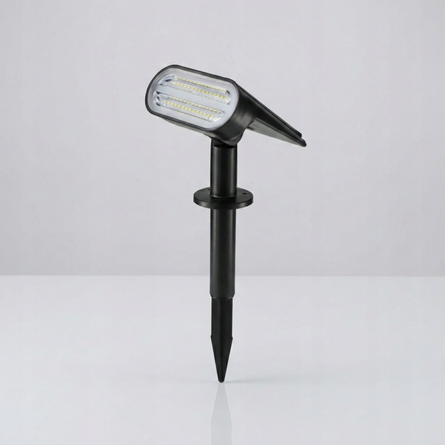Lampă solară LED 2 în 1 LED/3,7V 1200 mAh IP54 neagră