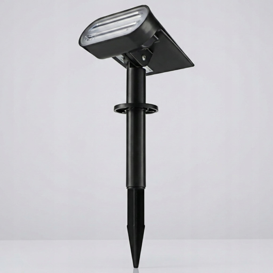 Lampă solară LED 2 în 1 LED/3,7V 1200 mAh IP54 neagră