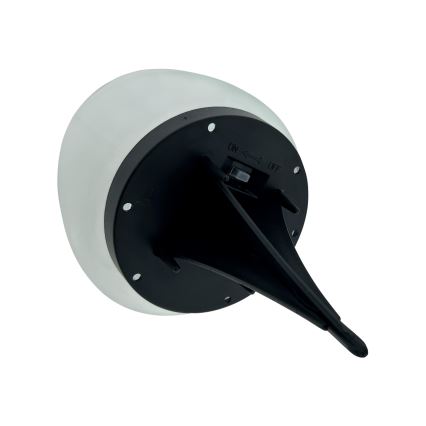 Lampă solară LED, 2 x LED, 1,2 V, 300 mAh, IP44, negru/alb