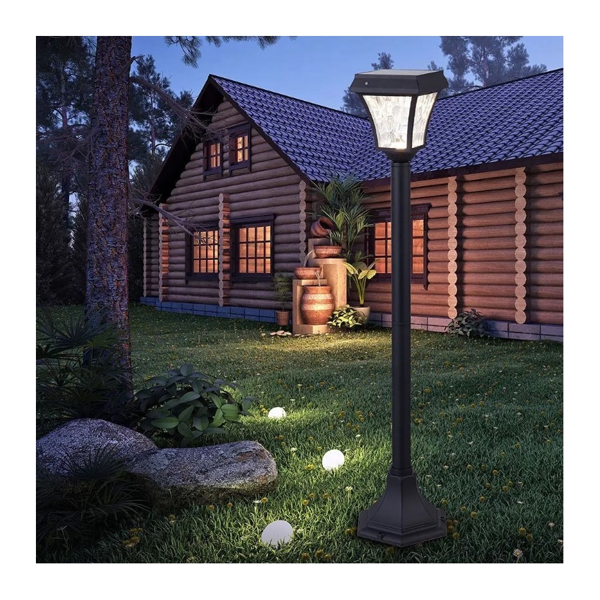 Lampă solară LED 2W, 230V, 93 cm, 3000/6000K, IP65, 2200 mAh