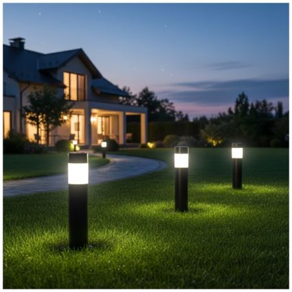Lampă solară LED AURORA, 1x AAA, 4000 K, IP44, 100 mAh