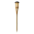 Lampă solară LED BAMBOO, 1,2 V, 150 mAh, 1800 K, 56 cm, IP44, bej