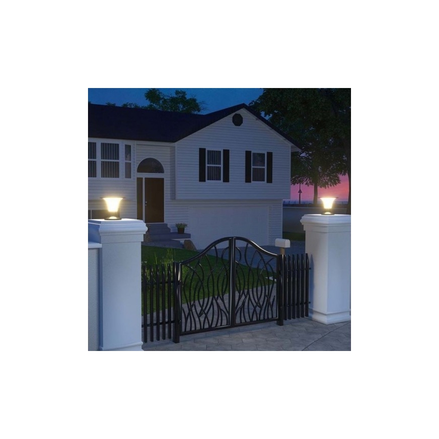 Lampă solară LED cu senzor LED/15W/3,2V 4000K/6000K IP65 6000 mAh