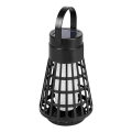 Lampă solară LED cu senzor 2-în-1 LED/1W/3,7V IP54 300 mAh neagră
