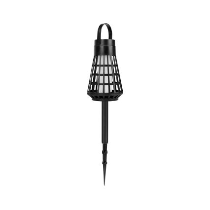 Lampă solară LED cu senzor 2-în-1 LED/1W/3,7V IP54 300 mAh neagră