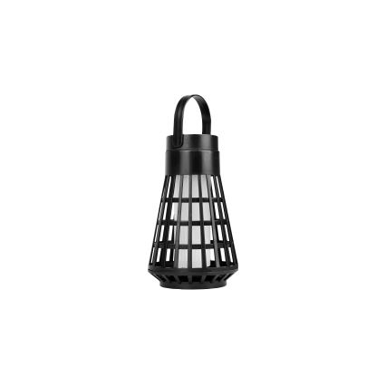 Lampă solară LED cu senzor 2-în-1 LED/1W/3,7V IP54 300 mAh neagră