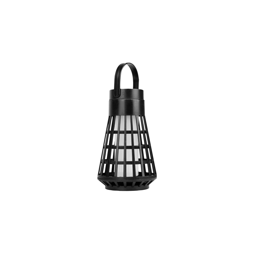 Lampă solară LED cu senzor 2-în-1 LED/1W/3,7V IP54 300 mAh neagră