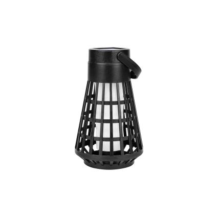 Lampă solară LED cu senzor 2-în-1 LED/1W/3,7V IP54 300 mAh neagră