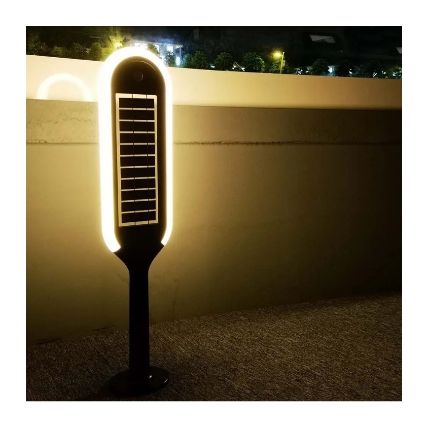 Lampă solară LED cu senzor BOLLARD LED/5W/5,5V 70 cm 4000K IP65 2000 mAh