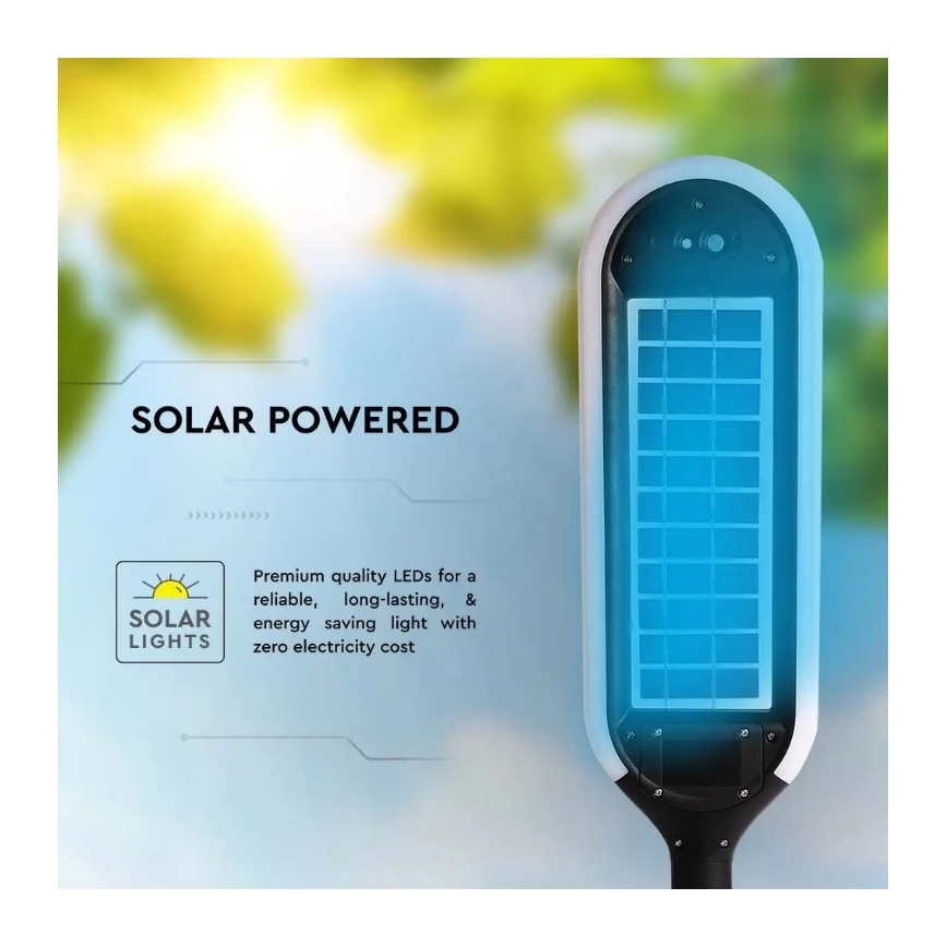 Lampă solară LED cu senzor BOLLARD LED/5W/5,5V 70 cm 4000K IP65 2000 mAh