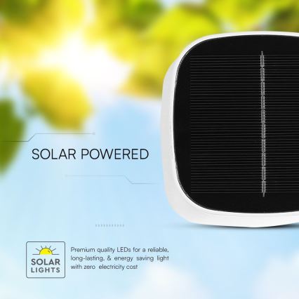 Lampă de birou LED solară reglabilă, cu încărcare prin atingere și magnet, LED/5W/5V, 3000-6000K, 3600 mAh, IP65, albă
