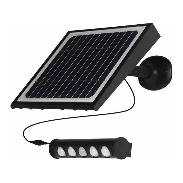 Lampă solară LED de perete cu senzor de mișcare și crepuscul LED/8W/3,7V 4000 mAh 4000K IP65