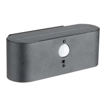 Lampă solară LED de perete pentru exterior cu senzor LED/2,5W/3,7V 3000K IP54 2000 mAh