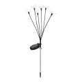 Lampă solară LED decorativă cu senzor, 1,2 V, 3000 K, 73 cm, 600 mAh, IP44
