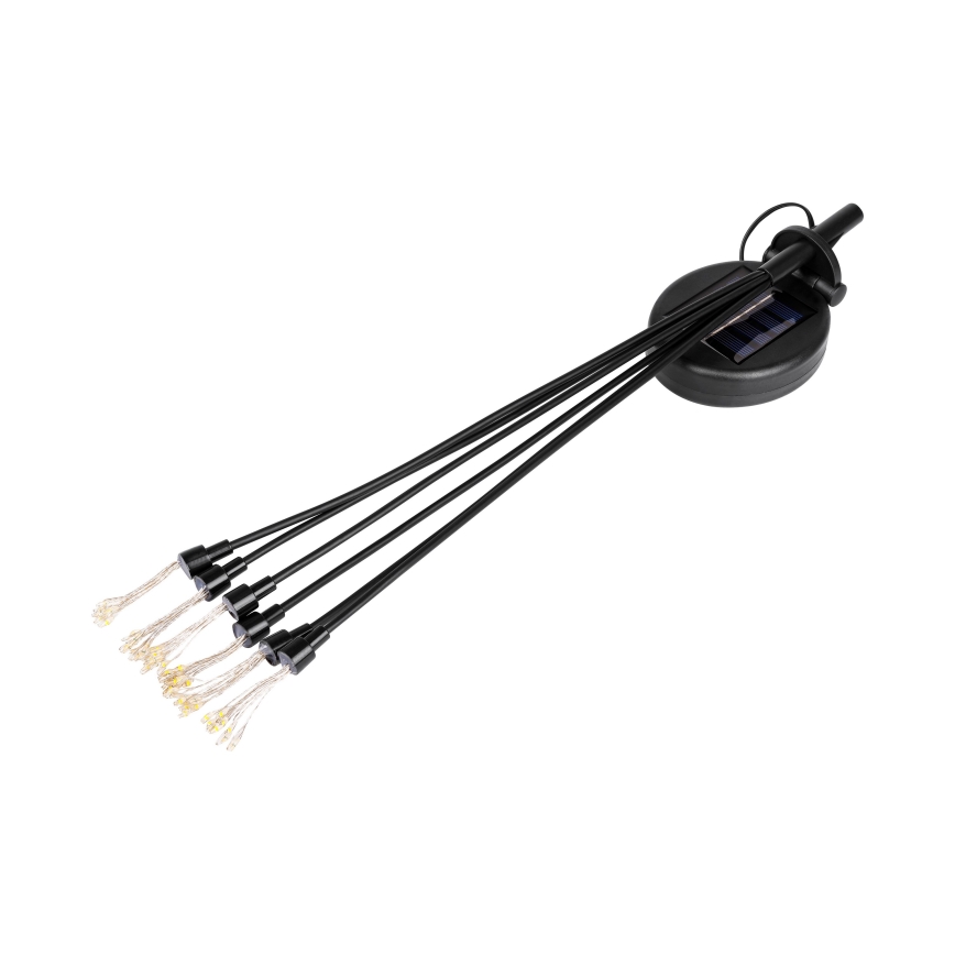 Lampă solară LED decorativă cu senzor, 1,2 V, 3000 K, 73 cm, 600 mAh, IP44