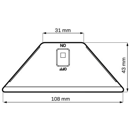 Lampă solară LED ELI LED/4,5W/3,7V 500 mAh IP44 neagră