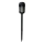 Lampă solară LED FLAME, 1,2 V, 100 mAh, 1800 K, 37 cm, IP44, negru