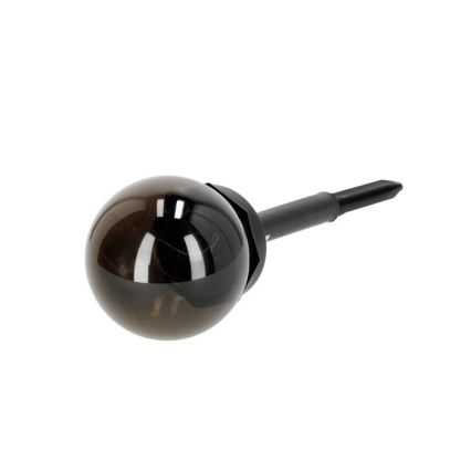 Lampă solară LED GLEAM, 1,2 V, 3000 K, IP44, 40 mAh, fumuriu/negru