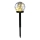 Lampă solară LED GLEAM, 1,2 V, 3000 K, IP44, 40 mAh, transparent/negru