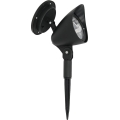 Lampă solară LED JOKER, 1,2 V, 100 mAh, 4000 K, 31,5 cm, IP44, neagră