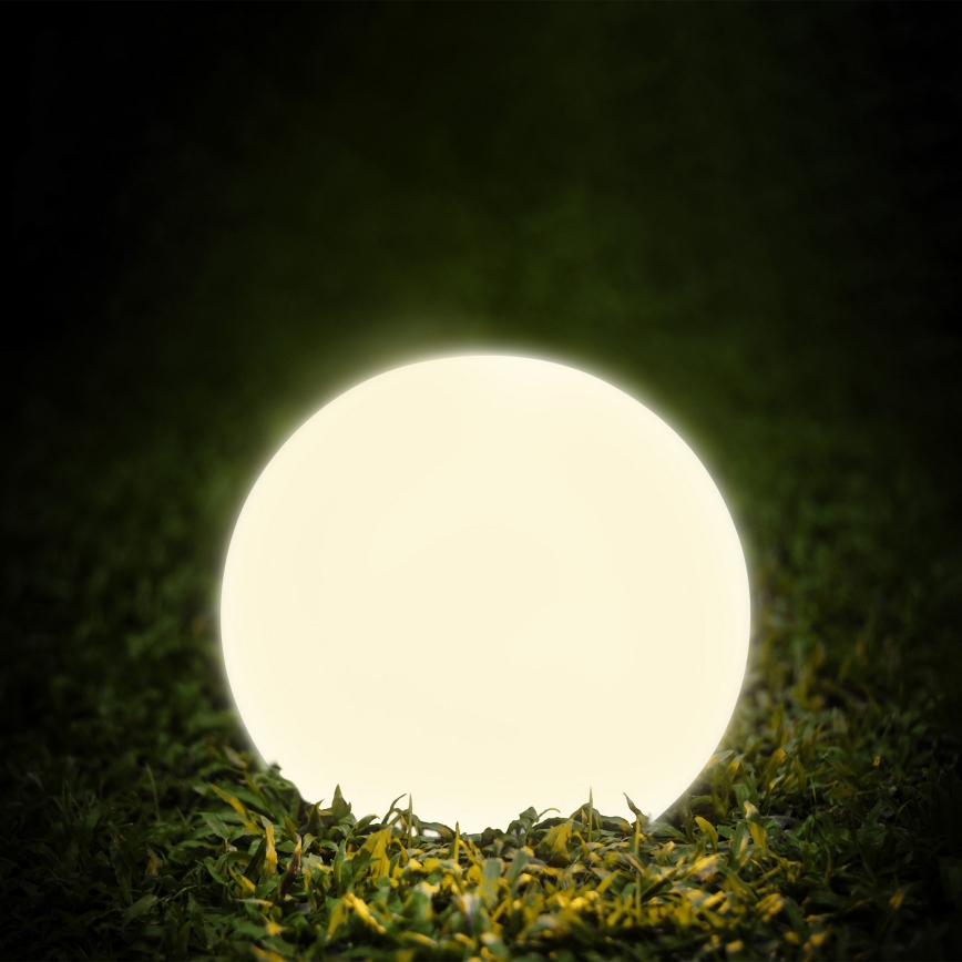 Lampă solară LED KULA, 3,7 V, 3000/4000/6500 K, Ø 40 cm, 2000 mAh, IP65, alb
