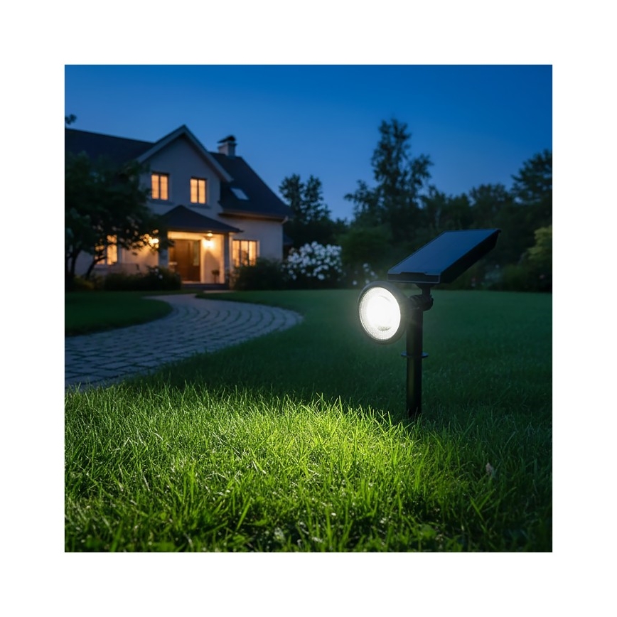 Lampă solară LED LANCE LED/3,7V 6000K IP44 1500 mAh