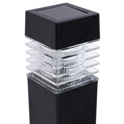 Lampă solară LED MARTIN, 1,2 V, 150 mAh, IP44, neagră