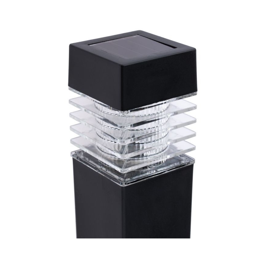 Lampă solară LED MARTIN, 1,2 V, 150 mAh, IP44, neagră