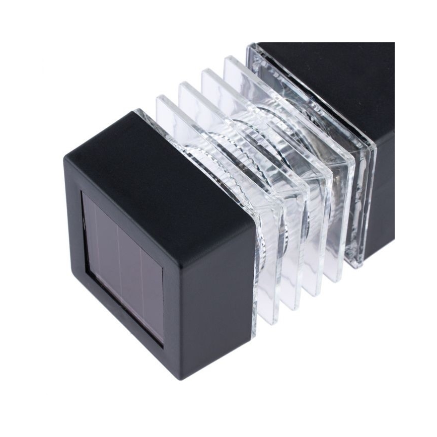 Lampă solară LED MARTIN, 1,2 V, 150 mAh, IP44, neagră