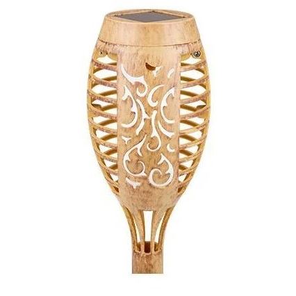 Lampă solară LED MINISPARK BAMBOO LED/1,8W/5,5V IP44 600 mAh bej