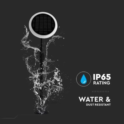 Lampă solară LED reglabilă GARDEN LED/8W/5V 60-129 cm 4000K IP65 2000 mAh