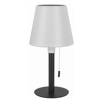 Lampă solară LED reglabilă LED/2W/5V USB 1200 mAh IP44 alb/negru