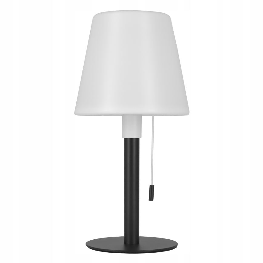 Lampă solară LED reglabilă LED/2W/5V USB 1200 mAh IP44 alb/negru