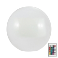 Lampă solară LED RGBW BALL LED/3,2V 500 mAh diam. 30 cm IP65 + telecomandă