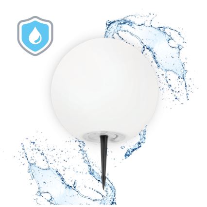 GARDEN BALL Lampă solară LED RGBW reglabilă, 5W/3,7V, 3000K, IP54, 2200 mAh, Ø 40 cm, cu telecomandă
