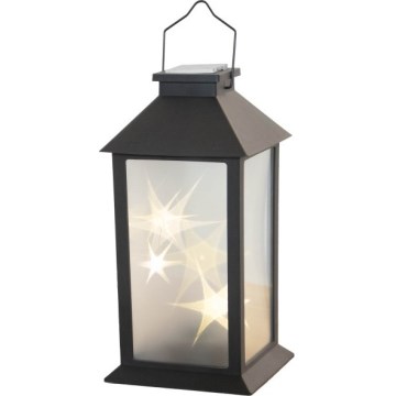 Lampă solară LED suspendată CANDELIO STAR cu senzor, 1xAA, 2700K, IP44, 200 mAh