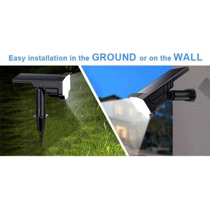 Lampă solară LED Viking, 1 W, 3,7 V, IP65, 6000 K, 2200 mAh