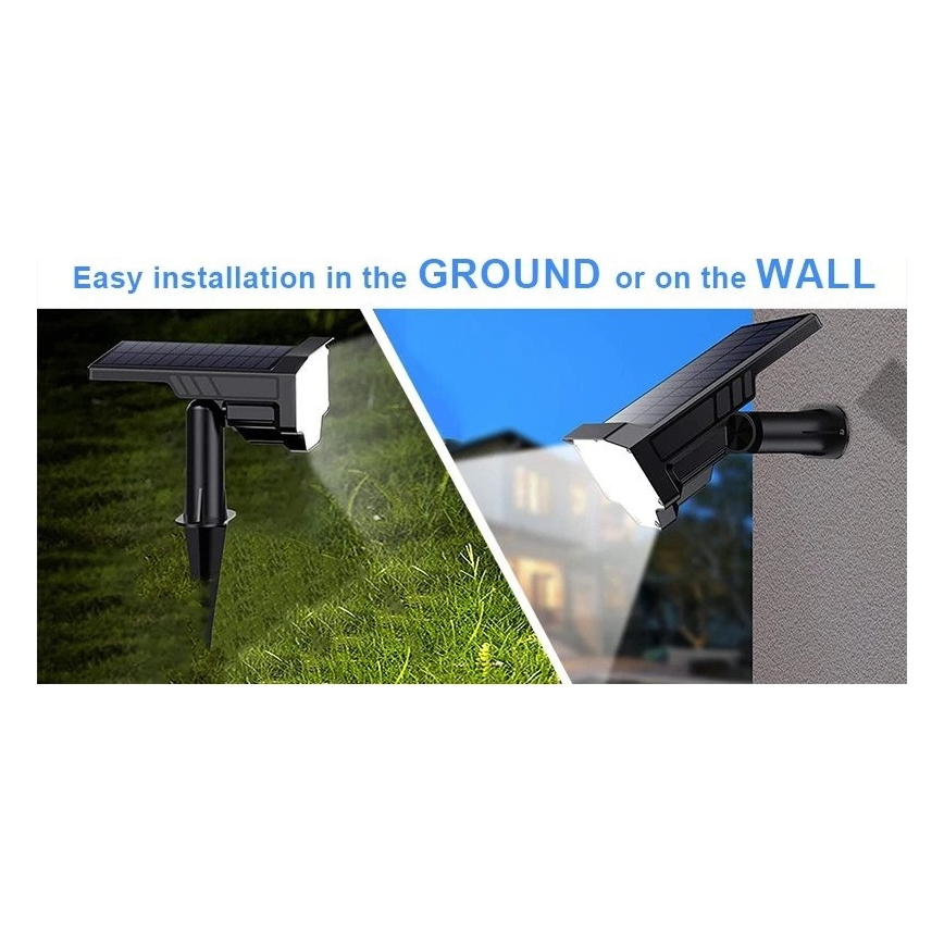 Lampă solară LED Viking, 1 W, 3,7 V, IP65, 6000 K, 2200 mAh