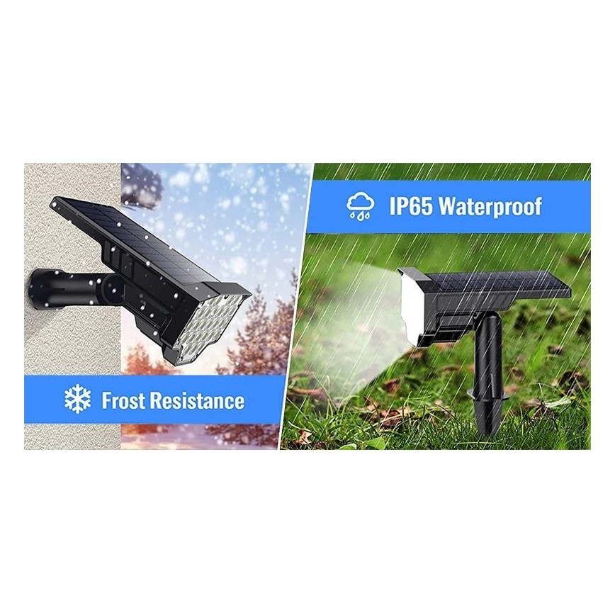 Lampă solară LED Viking, 1 W, 3,7 V, IP65, 6000 K, 2200 mAh