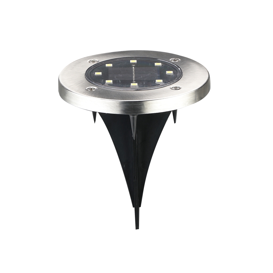 Lampă solară SOLLY LED/1,2V 6500K Ø 11,5 cm 300 mAh IP44 crom