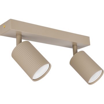 Lampă spot 2xGU10/35W/230V bej