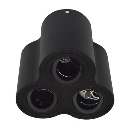 Lampă spot BAROCO 3xGU10/30W/230V negru