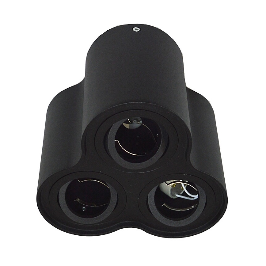 Lampă spot BAROCO 3xGU10/30W/230V negru