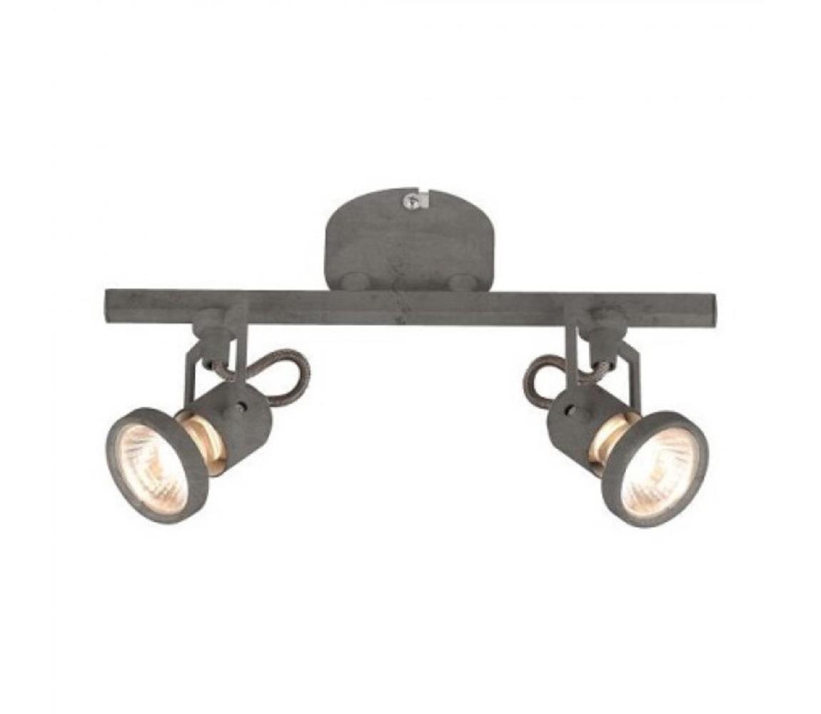 Lampă spot CONCRETO 2xGU10/50W/230V