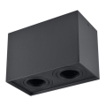 Lampă spot HADAR Q2 2xGU10/10W/230V negru